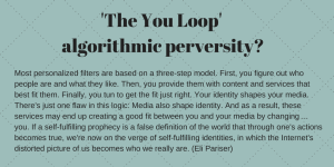 Most personalized filters are based on a