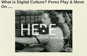 YouTube video on digital culture