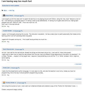 High engagement with consumption activity - activity as the reason detre for the community - see Kozinets